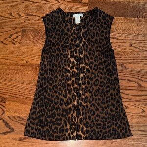 H&M Leopard Print jersey vest